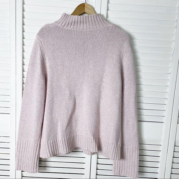 Elie Tahari chunky pink sparkle sweater - Picture 3 of 7
